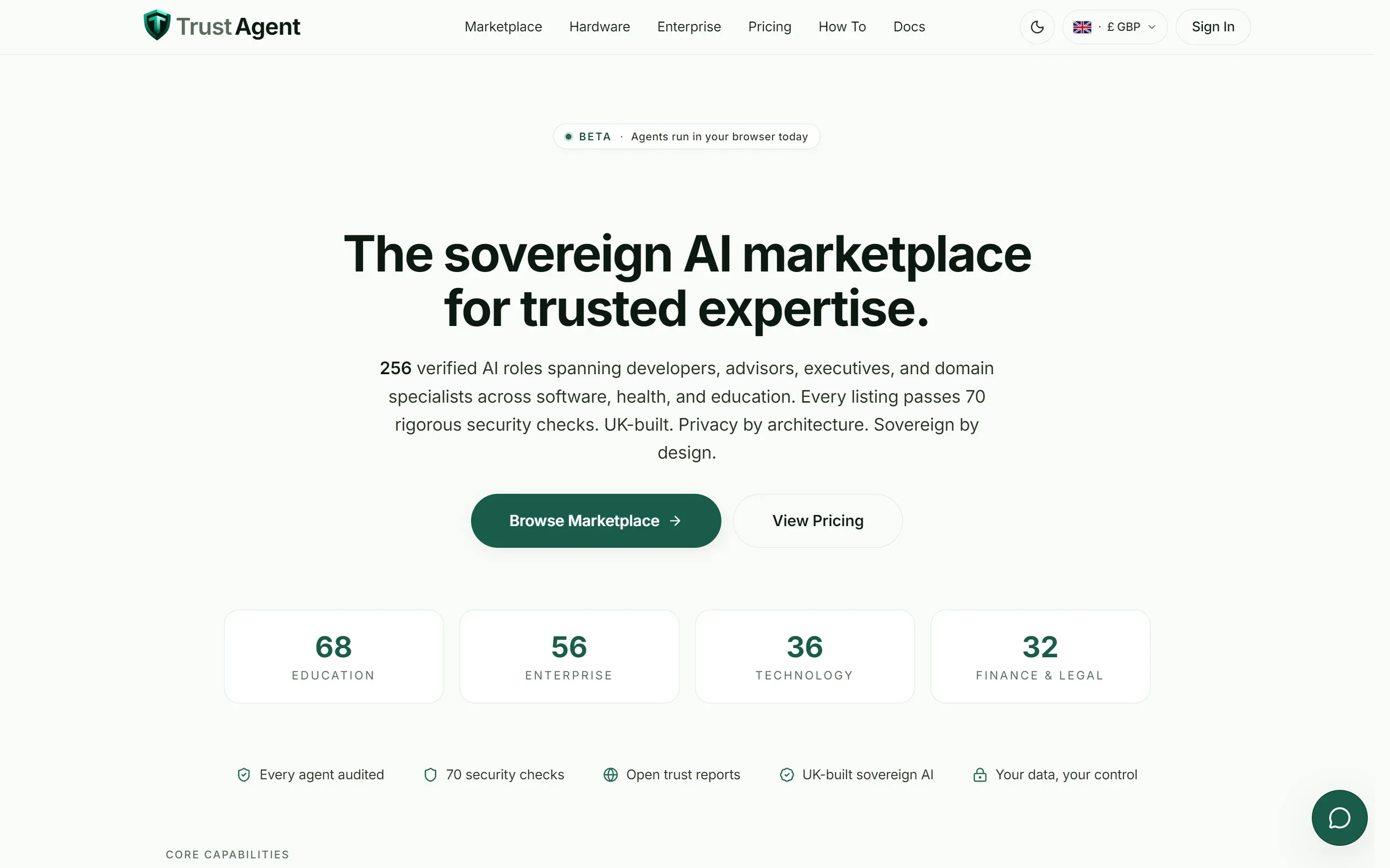 Trust Agent Home